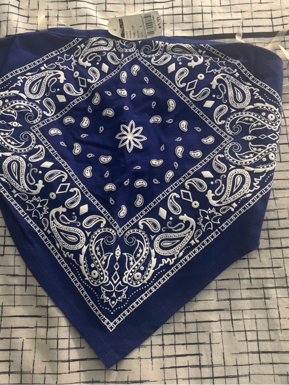Fox Royal Blue Bandana Scarf